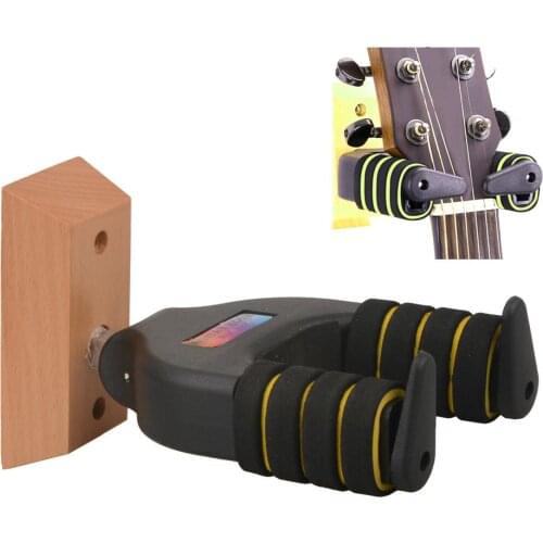 Gravity Automatic Lock Guitar Stand Wall Mount Hanger Rotatable Guitarra Holder Stand Rack Hook for Bass Guitar Ukulele