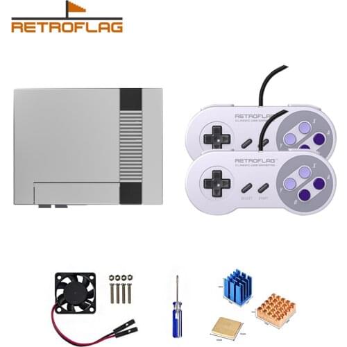 Retroflag Classic USB Controller-U and NESPi Case PLUS for Raspberry Pi 3 B+ (B Plus) Windows Switch