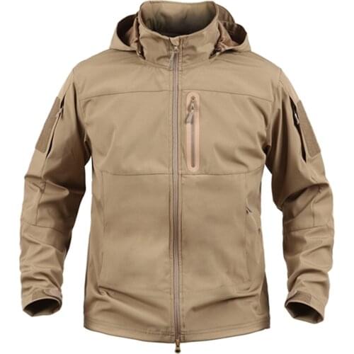 Spring Shark Skin Soft Shell Tactical Jacket Windbreaker Coat Men Male Outdoor Hiking Camping Fishing Hunting Camouflage Clothes