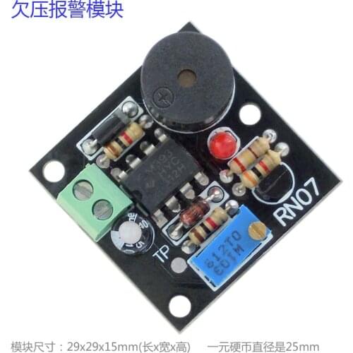[Low Voltage Alarm Module] 12V Battery Undervoltage Alarm Module Low Voltage Alarm Protection 9V12V24V