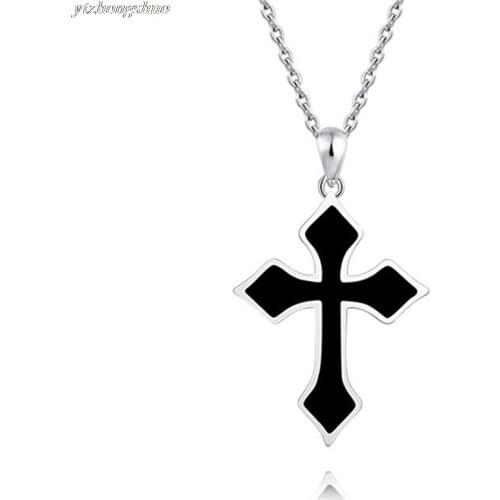 Stainless Steel Classic Cross Cremation Ashes Urn Necklace Keepsake Jewelry Ashes Memorial Pendant