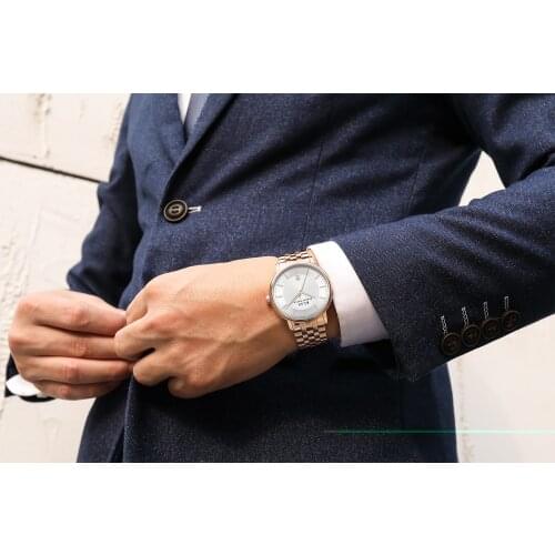 New Man Casual Stainless Steel Dial Bracele Watch KLAS brand