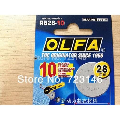 OLFA Roller Cutter Blade Circle Curve Knife Cloth Round Knife 45MM/28mm Rb28-10/rb28-1 Rb45-10/rb45-1 RB28-2 RB60-1 RB60-5