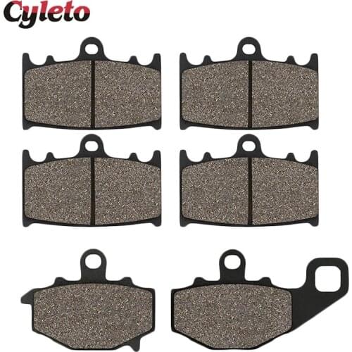 Motorcycle Parts Front & Rear Brake Pads Kit for KAWASAKI ZZR400 ZX400 N 1993-1999 ZX 6R 9R 600 400 ZX600F ZX9R Brake Disc Pad