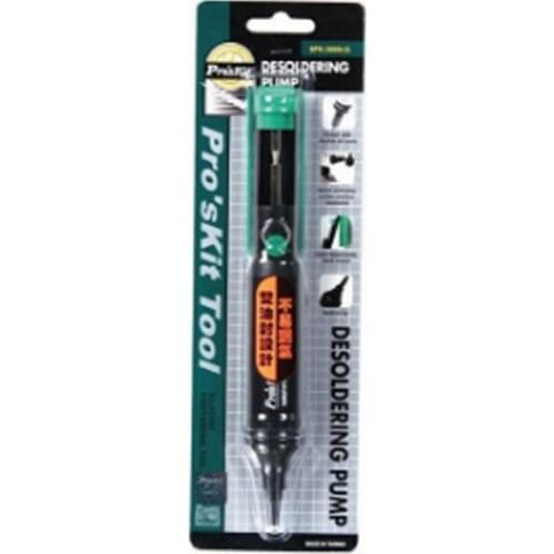 ProsKit 8PK-366N-G Desoldering Pump Piston With Double Oil Seals Quick and Easy solder Residue (205mm)