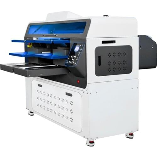 T-shirt Printer A3+ Flatbed Printer Fast Speed A3+ DTG Printer 2PCS 4720 Printer Head Double Double Station Printing Machine