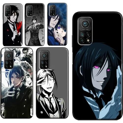 Sebastian Black Butler Case For POCO X3 M3 Pro F2 F3 Coque For Xiaomi Mi 11 Lite Ultra Mi 9T 10T Pro Note 10 Lite