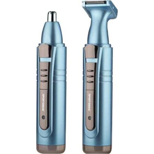 SM 2 in 1 rechargeable nose hair trimmer beard hair trimmer sideburn trimmer