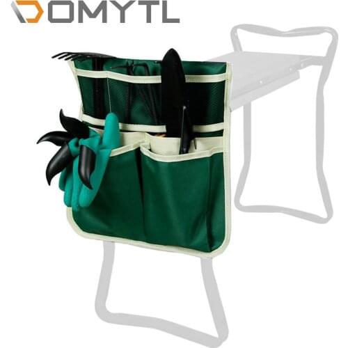Garden Trim Storage Tool Bag for Kneeling Chair Seat Folding Stool Side Cart Flatbed Trim Storage Organization Tools Kit