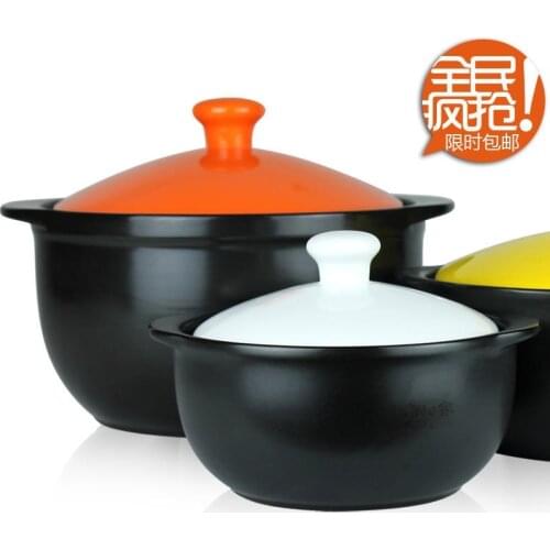Super heat resistant casserole ceramic pot casserole pot soup pot stew round Korean pot