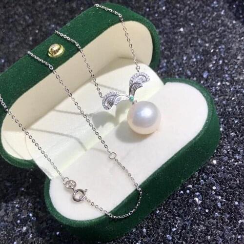 Bridal Hot 925 Sterling Silver Necklace Findings Jewelry Base Settings Mountings Parts for Akoya Edison Pearls, Coral, Jade