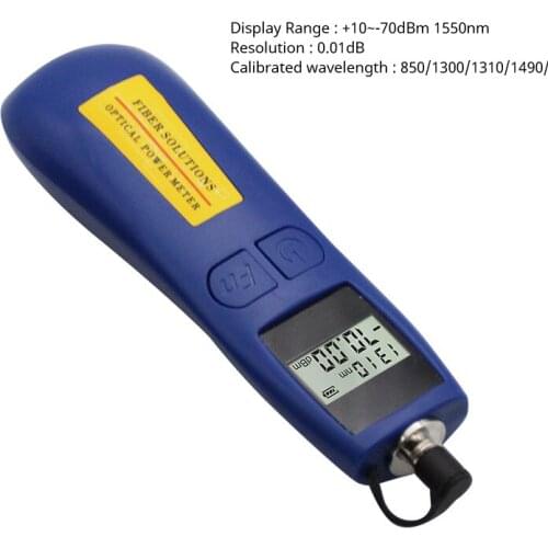 TL537C Fiber Optical Power Meter Fiber Optical Cable Tester -70dBm~+10dBm Universal interface