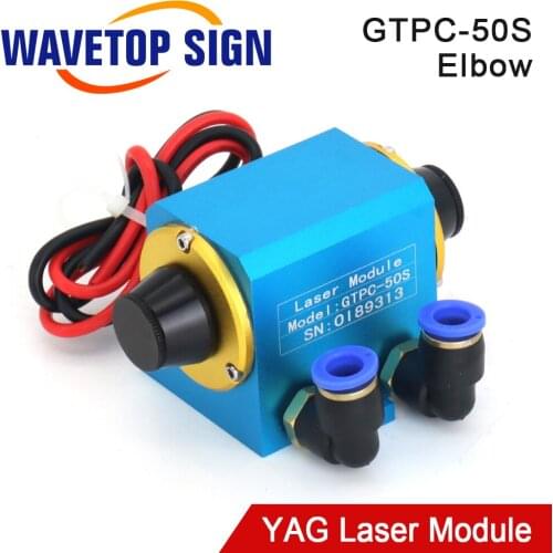 WaveTopSign JiTai GTPC 50S 50W Elbow YAG Laser Module GTPC-50S 90Degrees Laser Diode Pump use for YAG Laser Machine
