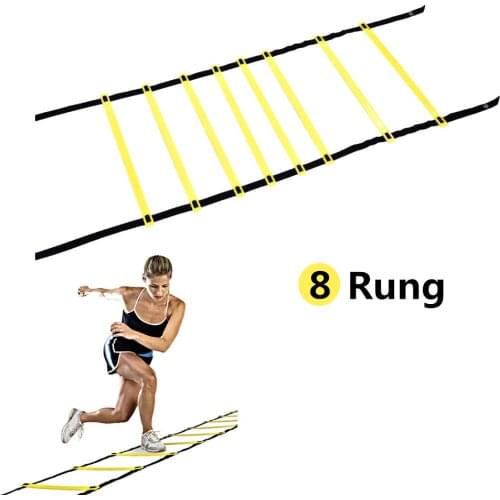 4m Nylon Adjustable Soccer Balls Flexibility Speeds Training Fitness Jumping Ladder Suitable For Football Tennis Baseball