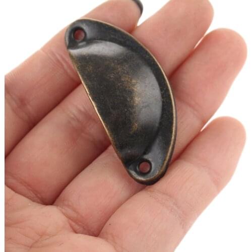 5pcs Cupboard Shell Pull Handles Kitchen Drawer Cabinet Door Handle Furniture Knobs 50*20mm