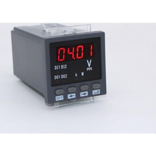 DC0-500V voltmeter digital DC voltage meter 48*48*80mm small size V panel meter