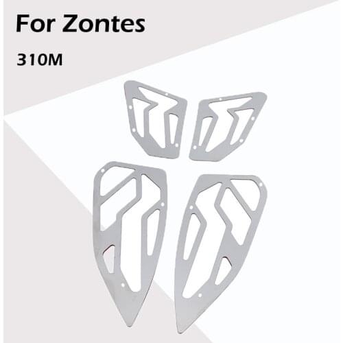 For Zontes ShengShi Upgrading 310m Scooter with 304 Stainless Steel Pedal. The Front Pedal Is Straight Up Motorcycle Accessories