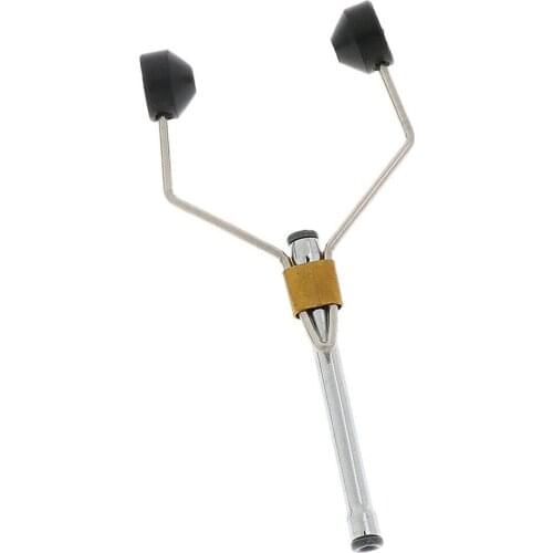 Fly Koppelverkoop Tool Materialen Keramische Spoel Houder Delrin Voeten Sterke Grip Zwart 8Cm Rvs Vliegvissen Reel 2021 nieuwe