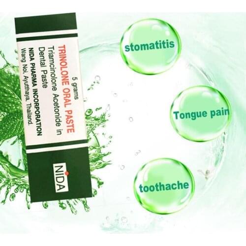 Thailand Herb Oral ulcers Cream oral inflammation toothache tongue Pain Ointment Dental care Treatment Cream Plaster