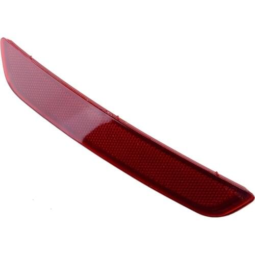 Car Left Side Red Lens Rear Bumper Tail Light Reflector Cover Fit For Ford Mondeo MK4 2010 2009 2008 2007