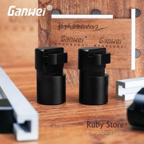 SET of 4 Benchdogs + 2 T-tracks, Workbench Planing Stop, Ganwei