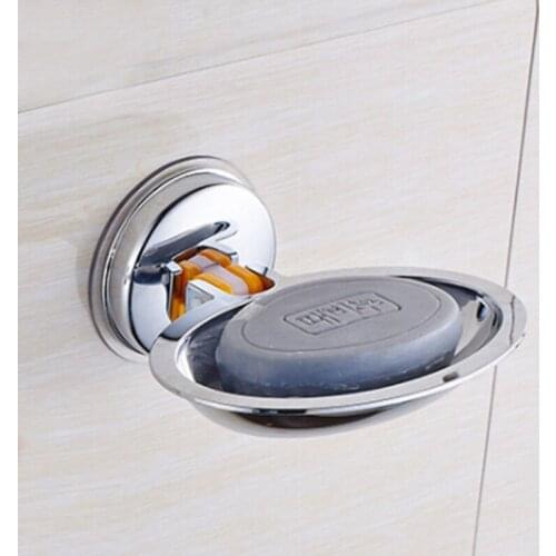 Wall Mounted Plastic Soap Dish Minimalist Soap Storage Holder Rack Creative Shower Soap Plate Box Drain Shelf Bathroom Organizer