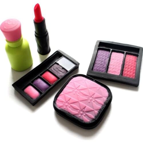 Nicole Lipstick and Other Shapes Silicone Mold Fondant Cake Decorating Tools Cosmetic Handmade Soap Cosmetic Mould