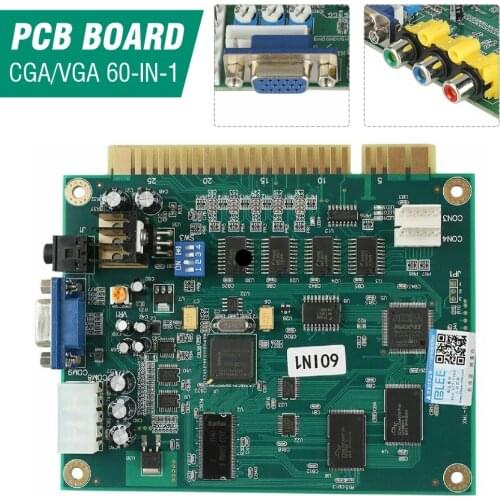 New Arrival Classic Multi Game Board PCB Board for Jamma Arcade Game Machine 60 in 1 DIY Module Classic Game Kit