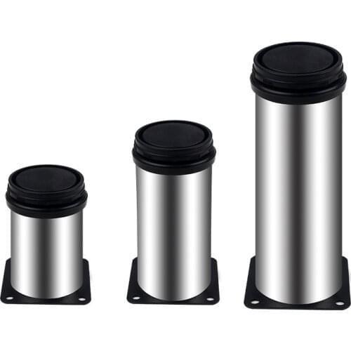 1Pcs 6CM-40CM Furniture Adjustable Cabinet Legs Stainless Steel Furniture Legs Cabinet Table Sofa Bed Feet Furniture Legs Feet