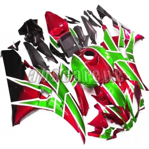 Full Fairings for Yamaha YZF-600 R6 2008 - 2016 YZF-600 R6 2009 2010 2011 2012 2013 2014 2015 Injection ABS Plastic Green Black