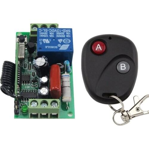 Remote Control Switch AC220V 1CH Lighting Switches Remote ON OFF Light Lamp SMD Power RemoteSwitch System 315/433.92MHZ Latch