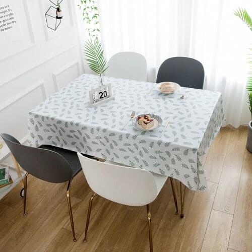 European Style Plants PVC Tablecloth Waterproof Table Cloth kitchen Oil-proof Tablecloth Coffee Living Room Table Tablecloth