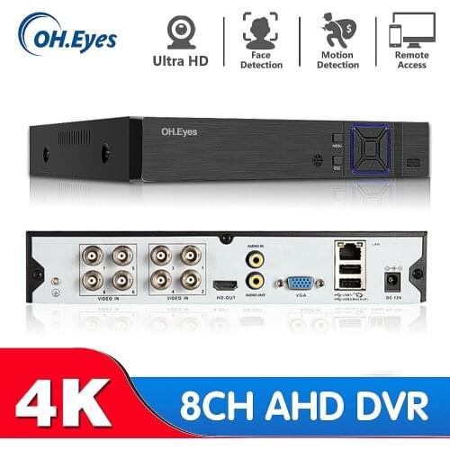 16CH 8CH 4K 1080P 5MP AHD DVR Recorder XMEye View P2P Cloud Video Surveillance Recorder for CVBS TVI AHD Analog Camera IP Camera