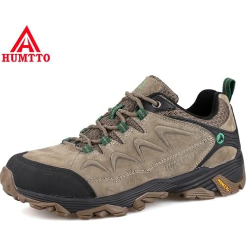 HUMTTO Waterproof Hiking Shoes Men Leather Trekking for Boots Women Camping Ankle Boots Mens Hunting Mountain Tactical Sneakers