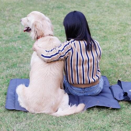 Waterproof Outdoor Pet Mat Foldable Dog Bed Cushion Portable Pet Blanket For Dogs Cats Multi-functional Camping Pad Pet Supplies