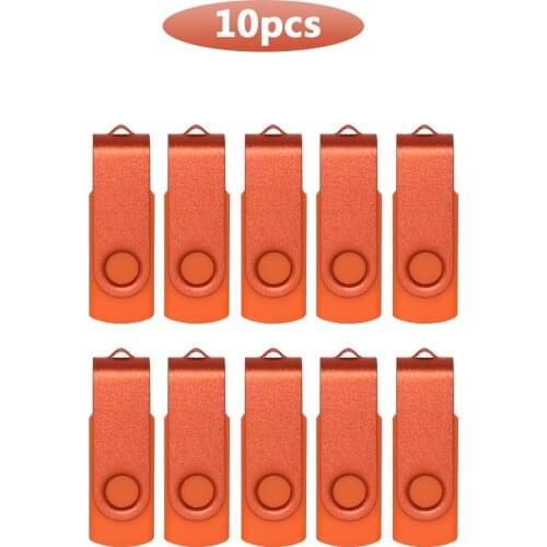 10pcs/lot free Customize logo USB 2.0 USB Flash Drive Waterproof Pen Drive 128GB 64GB 32GB 16GB 8GB USB Stick High Speed