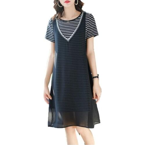 Летние платья в полоску XLMJDZGS China At AliExpress