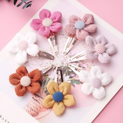 1Pcs Flower Baby Hair Clips Sun Flower Princess Hair pins and Clips For Girls Barrette Children Hair Accessories Wholesale Clips