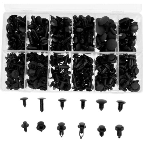 330Pcs Auto Push Pin Rivet Trim Panel Clip Fastener Body Interior Assortment Set For G M VW Ford Toyota Honda Chrysler Renault
