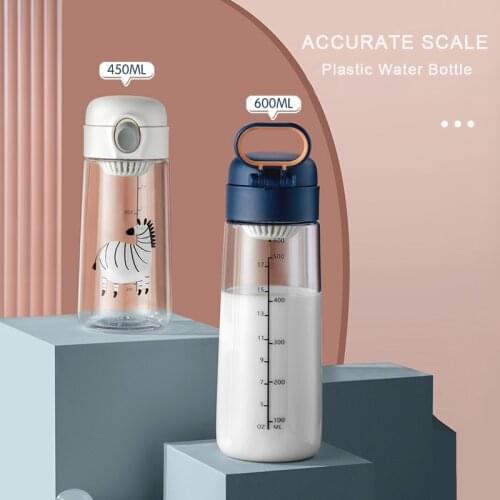 Water bottles for Girl Plastic Portable Water Bottle for Drinking Tea Mug Outdoor Sport Camping Supplies Travel Coffee Mug