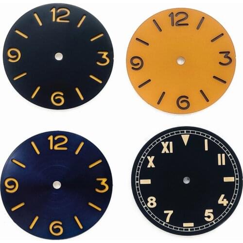 New 1PCS watch face dial plate dial diameter 38.9mm For ETA 6498 6497 ST3600 dial Movement