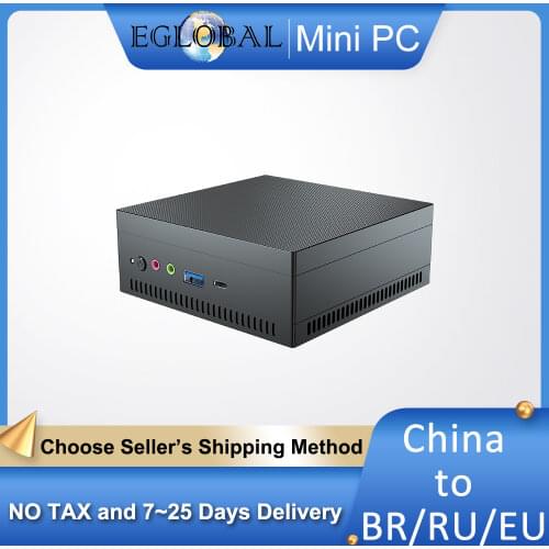 Eglobal Mini PC AMD Ryzen 7 2700U 5 3550H Vega Graphic 2*DDR4 M.2 NVMe Gaming Computer Windows 10 3x4K Type-C HDMI2.0 DP AC WiFi