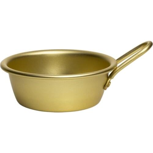 Makgeolli Bowls Aluminum Korean Traditional Bowls for Korean Raw Rice Wine, 3PCS