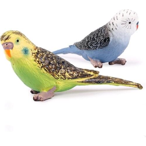 Cute Forest Parrot Animal Model Miniature Landscape Ornament Decor Artificial Mini Fairy Garden Crafts Decorations