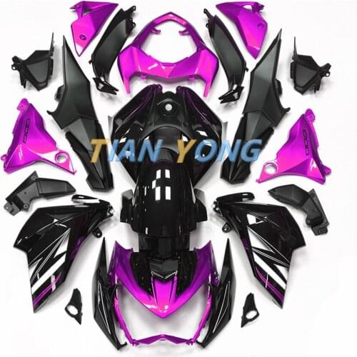 Motorcycle for Kawasaki Z800 Full Fairing Kits 2013-2014-2015-2016 Injection Molding Bodywork Decal Rose Purple 13-14-15-16