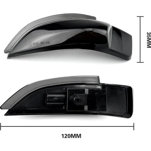 2Pcs Turn Signal For TOYOTA Yaris XP130 Auris E180 Camry XV5 Corolla Prius Verso Car LED Dynamic Rearview Mirror Indicator Light