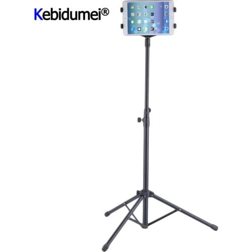 Kebidumei Tripod Adjustable Rotation Tablet Holder Mount For 7 - 10 Inch Tablet Mount Floor Stand With Tripod Base