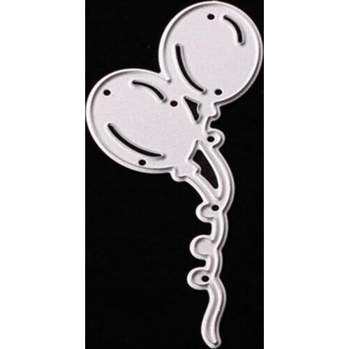 SCD107 Balloon Metal Cutting Dies For Scrapbooking Stencils DIY Album Cards Decoration Embossing Folder Die Cutter Template