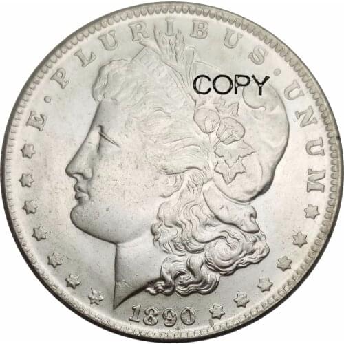 United States 1890 O Cupronickel Silver Plated 1 One Dollars Morgan One Dollar Copy Coins High Quality