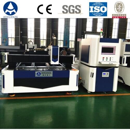 Square Pipe Fiber Laser Cutting Machine 6000*1500 mm for Stainless Steel